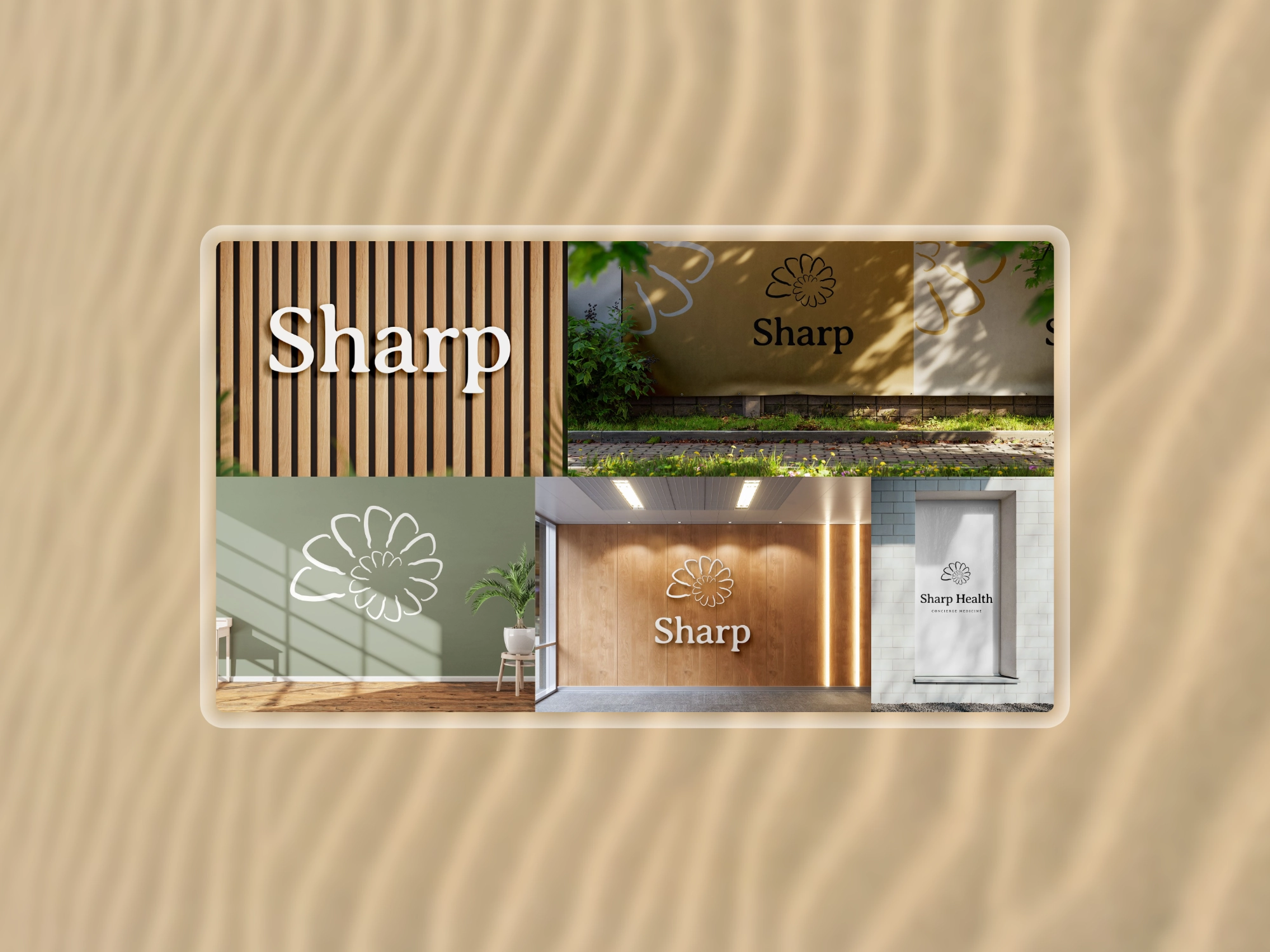 Sharp logo color variation 1