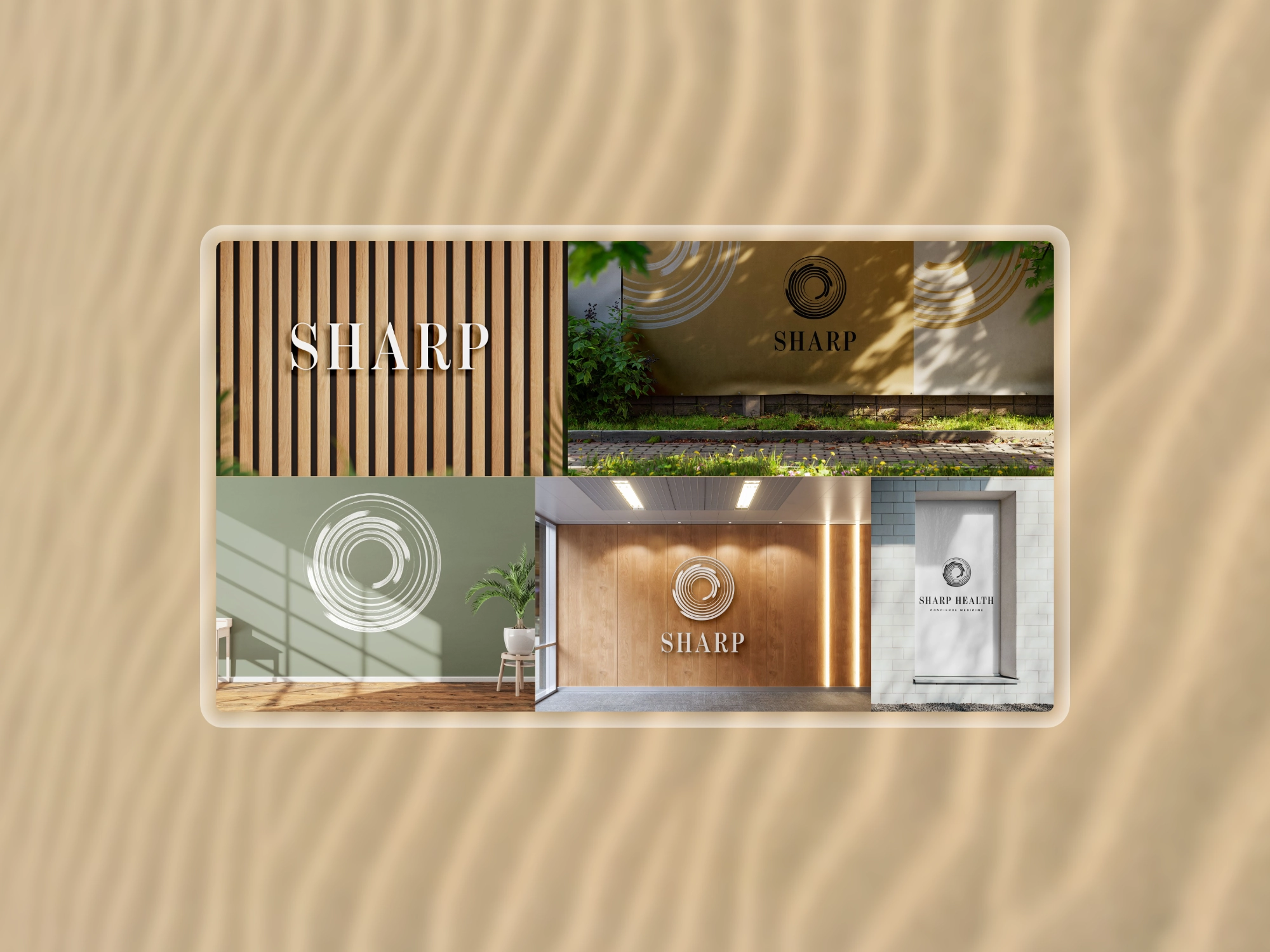 Sharp logo color variation 3